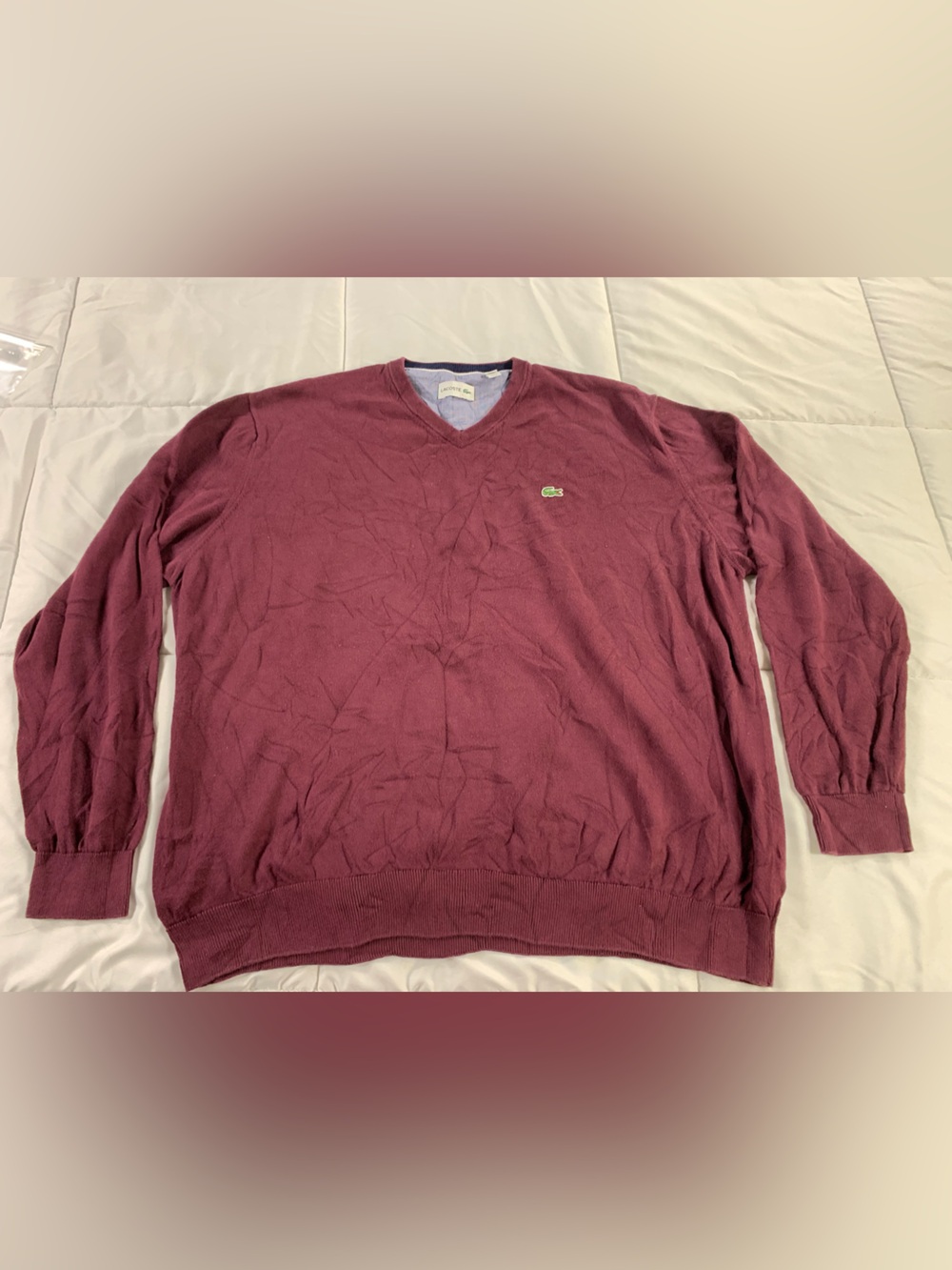 Pre loved LACOSTE sweatshirt mens size 4X